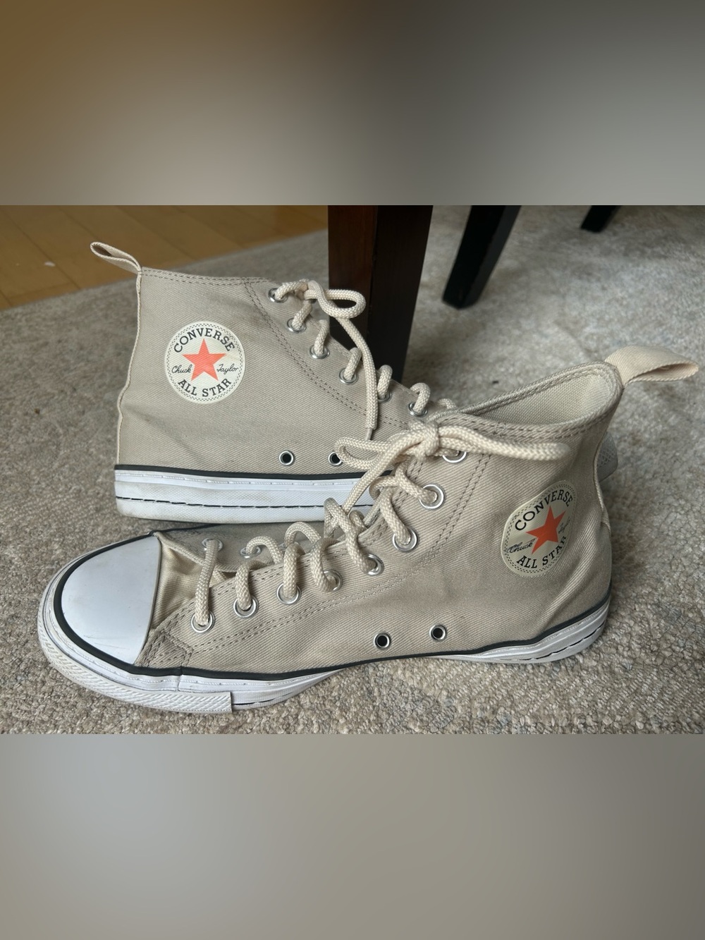 Men’s Converse High Tops- Beach Stone